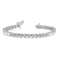 14k WG Holds 39 Stones up to 3mm, Add-a-Diamond Bracelet-X861W
