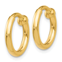 14k Non-Pierced Hoop Earrings-X93