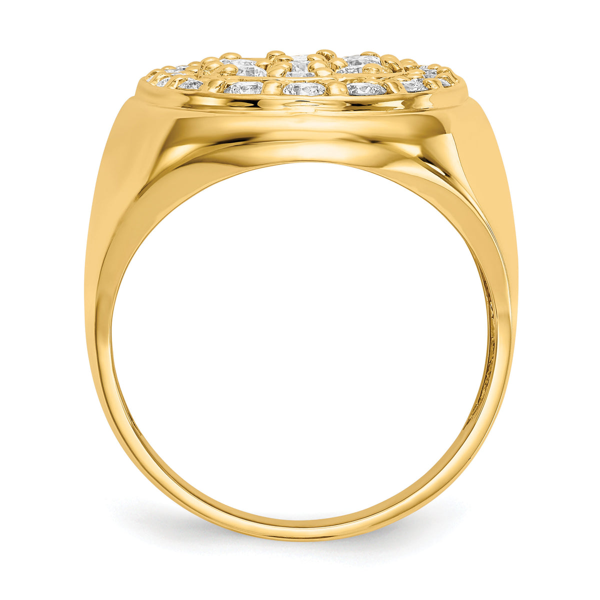 14k AA Diamond men's ring-X9427AA