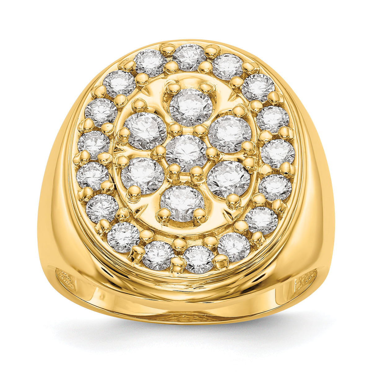 14k AA Diamond men's ring-X9427AA