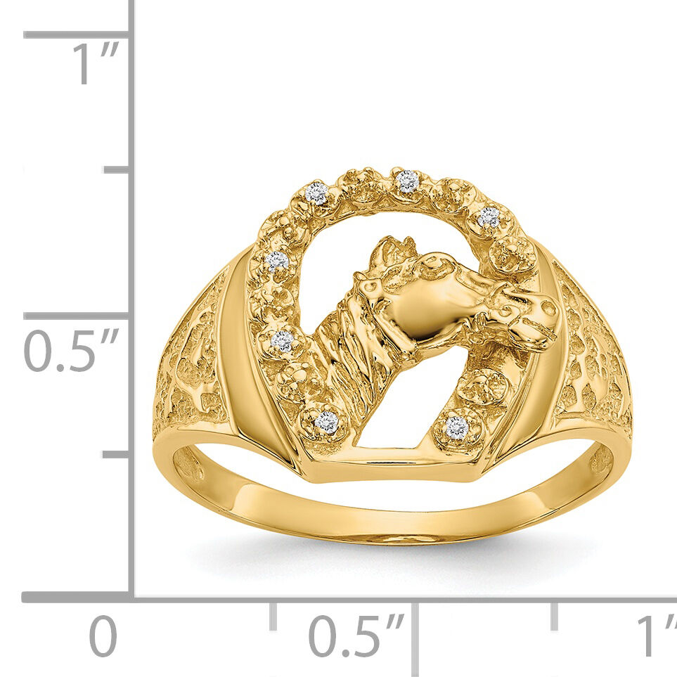 14k AA Diamond men's ring-X9463AA