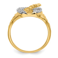 14k Two-tone AA Diamond men's ring-X9464AA