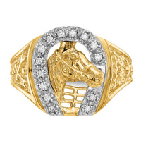 14k Two-tone AA Diamond men's ring-X9464AA