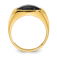 14k AA Diamond men's ring-X9471AA