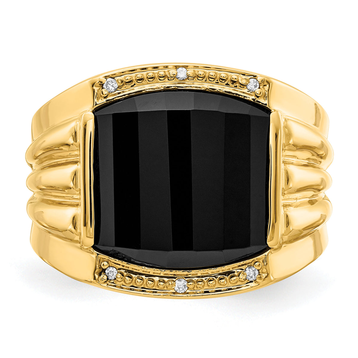 14k AA Diamond men's ring-X9471AA