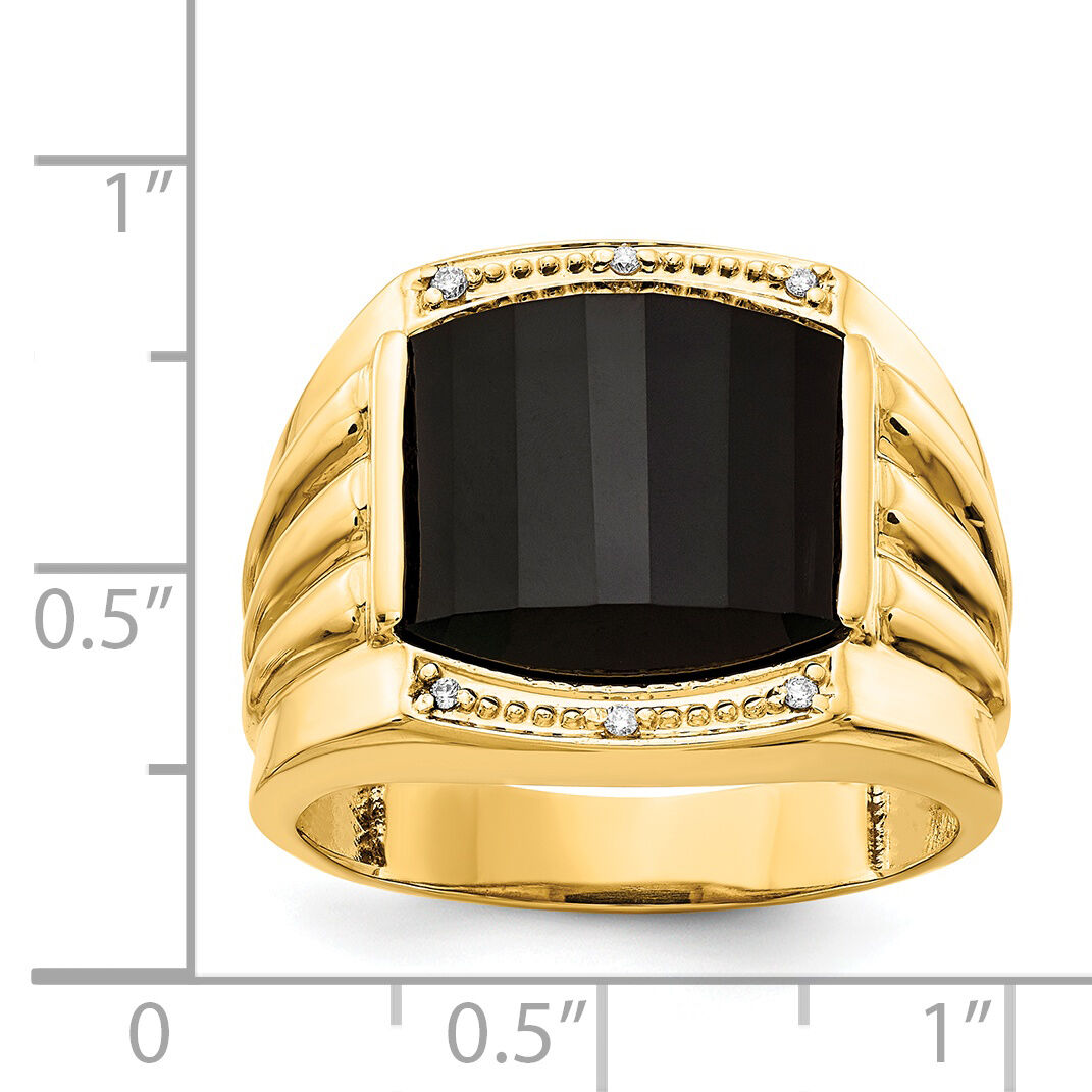 14k AA Diamond men's ring-X9471AA