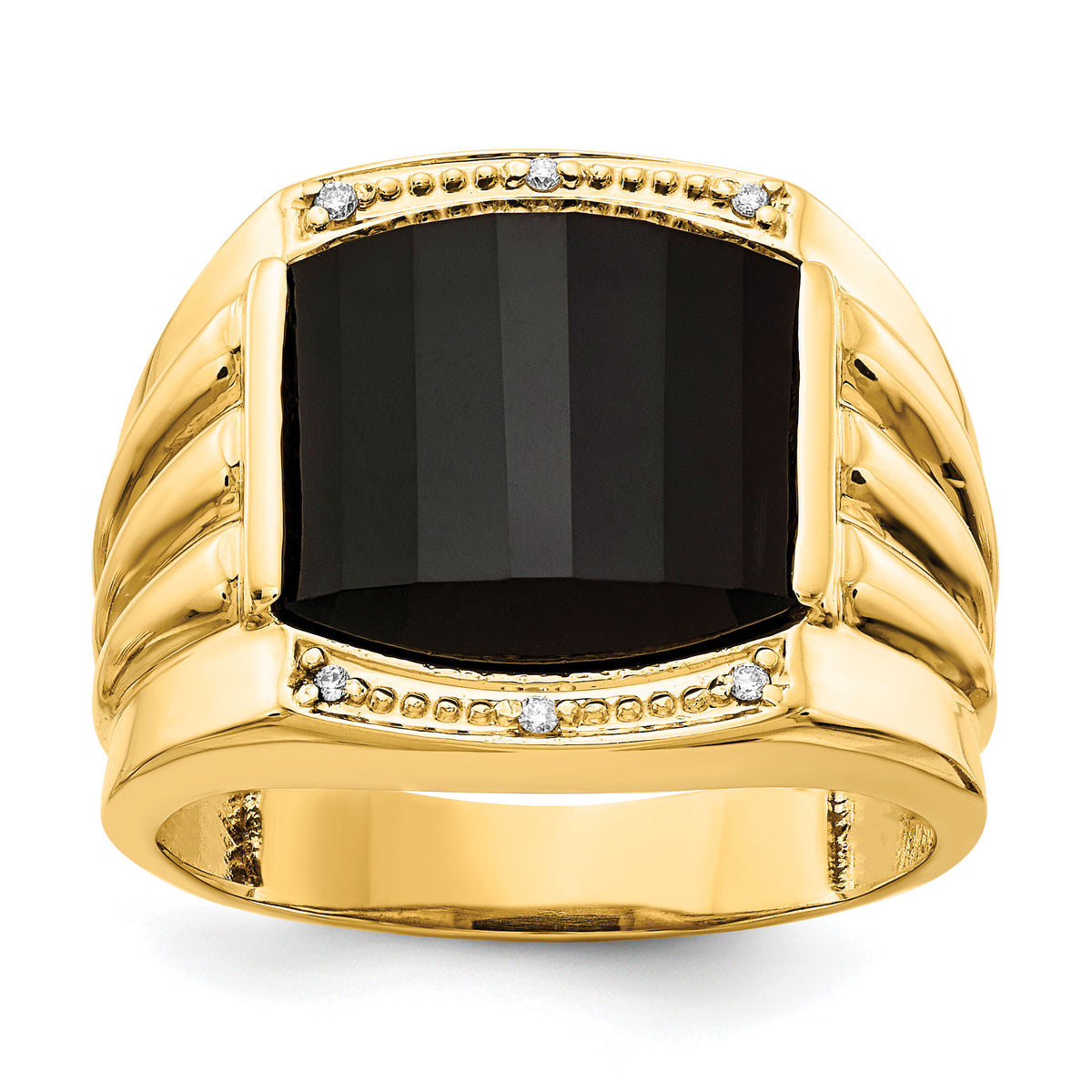 14k AA Diamond men's ring-X9471AA