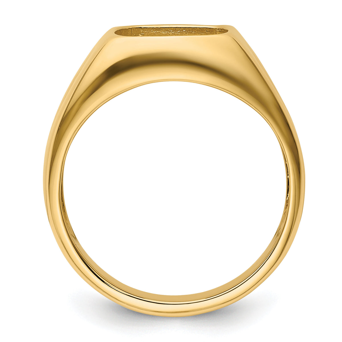 14k Polished Mens Diamond and Onyx Ring Mounting-X9472
