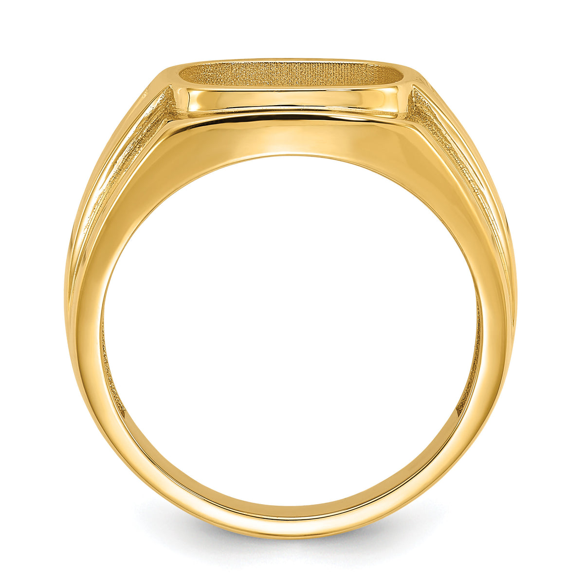14k Men's Onyx Ring Mounting-X9477