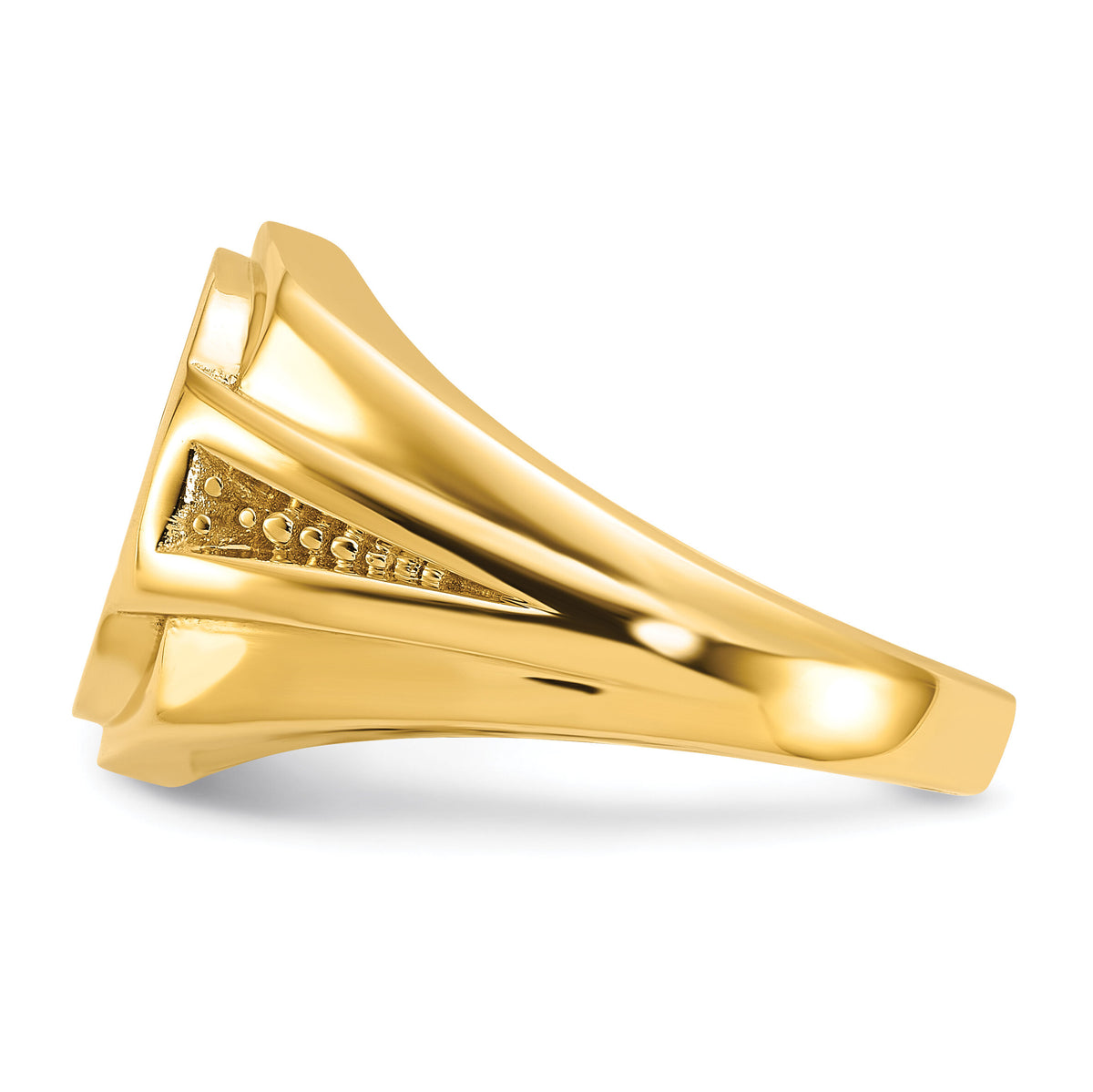 14k Men's Onyx Ring Mounting-X9477