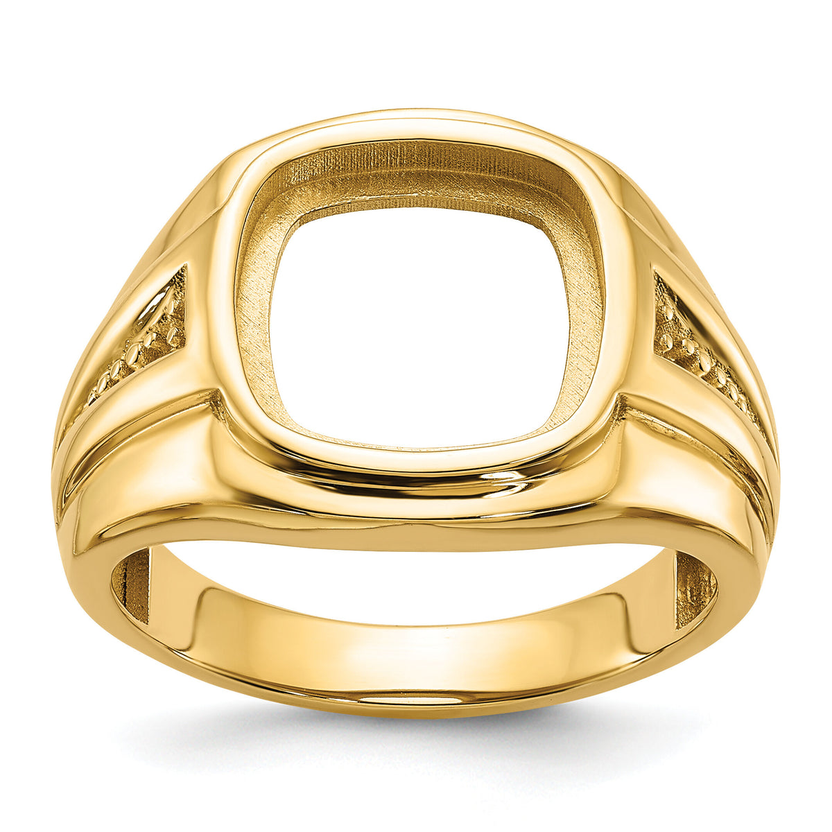 14k Men's Onyx Ring Mounting-X9477