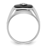 14k White Gold AA Diamond men's ring-X9478WAA