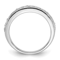 14k White Gold Filigree Band-X9489