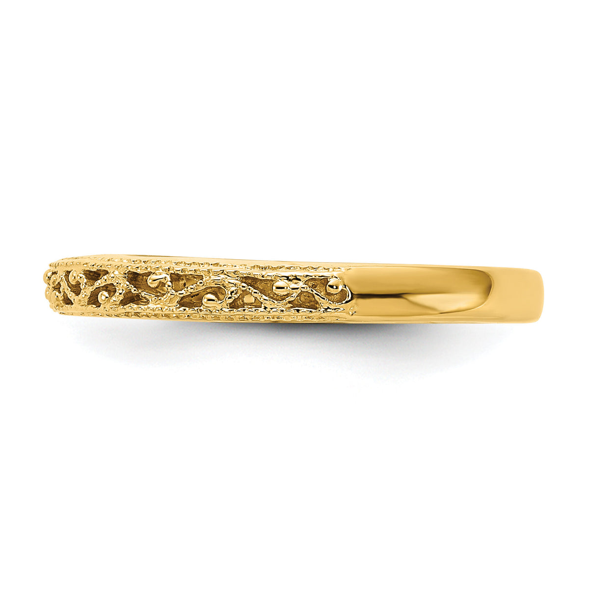 14k Filigree Band-X9499