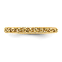 14k Filigree Band-X9499