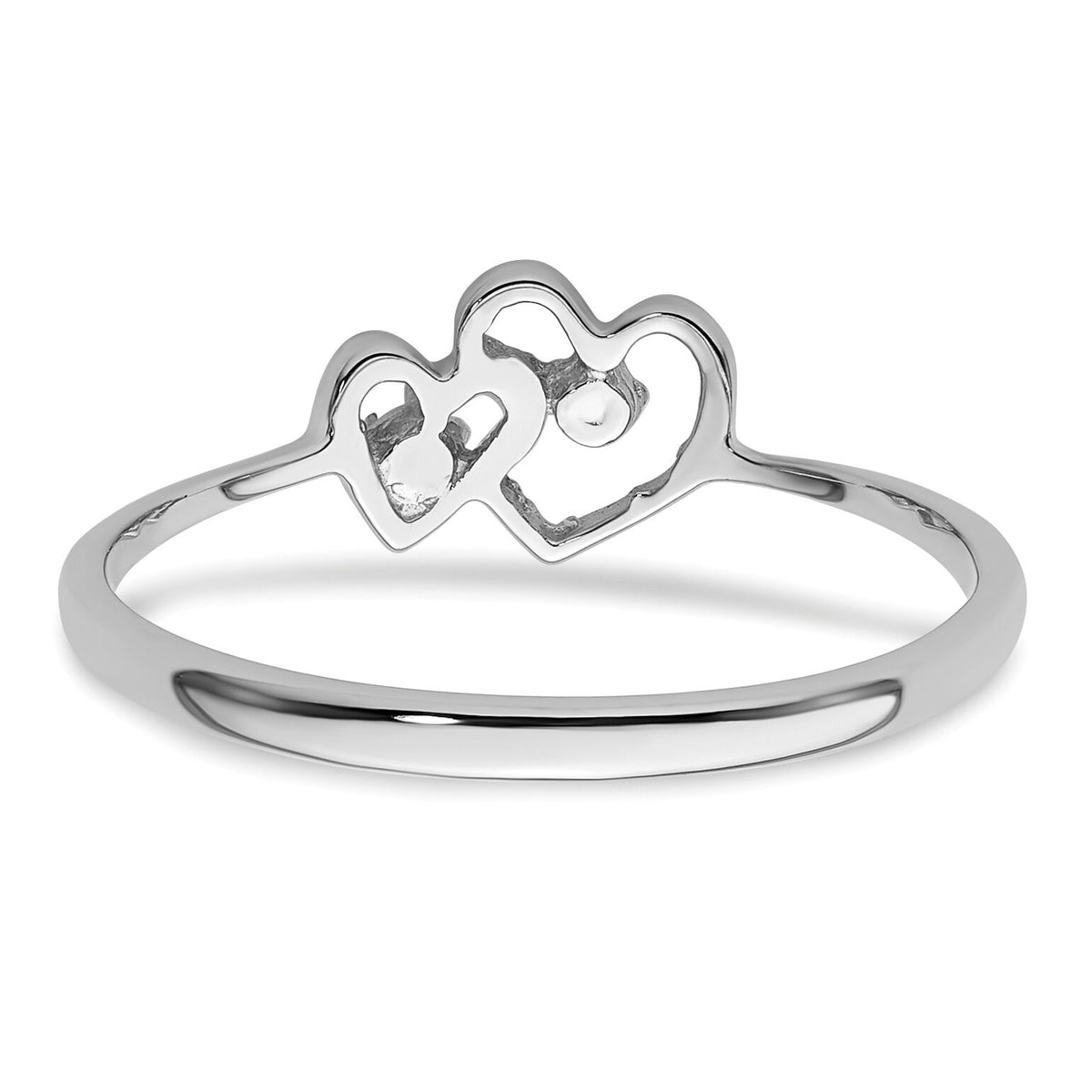 14k White Gold .03ct. Diamond Fancy Ring Mounting-X9599