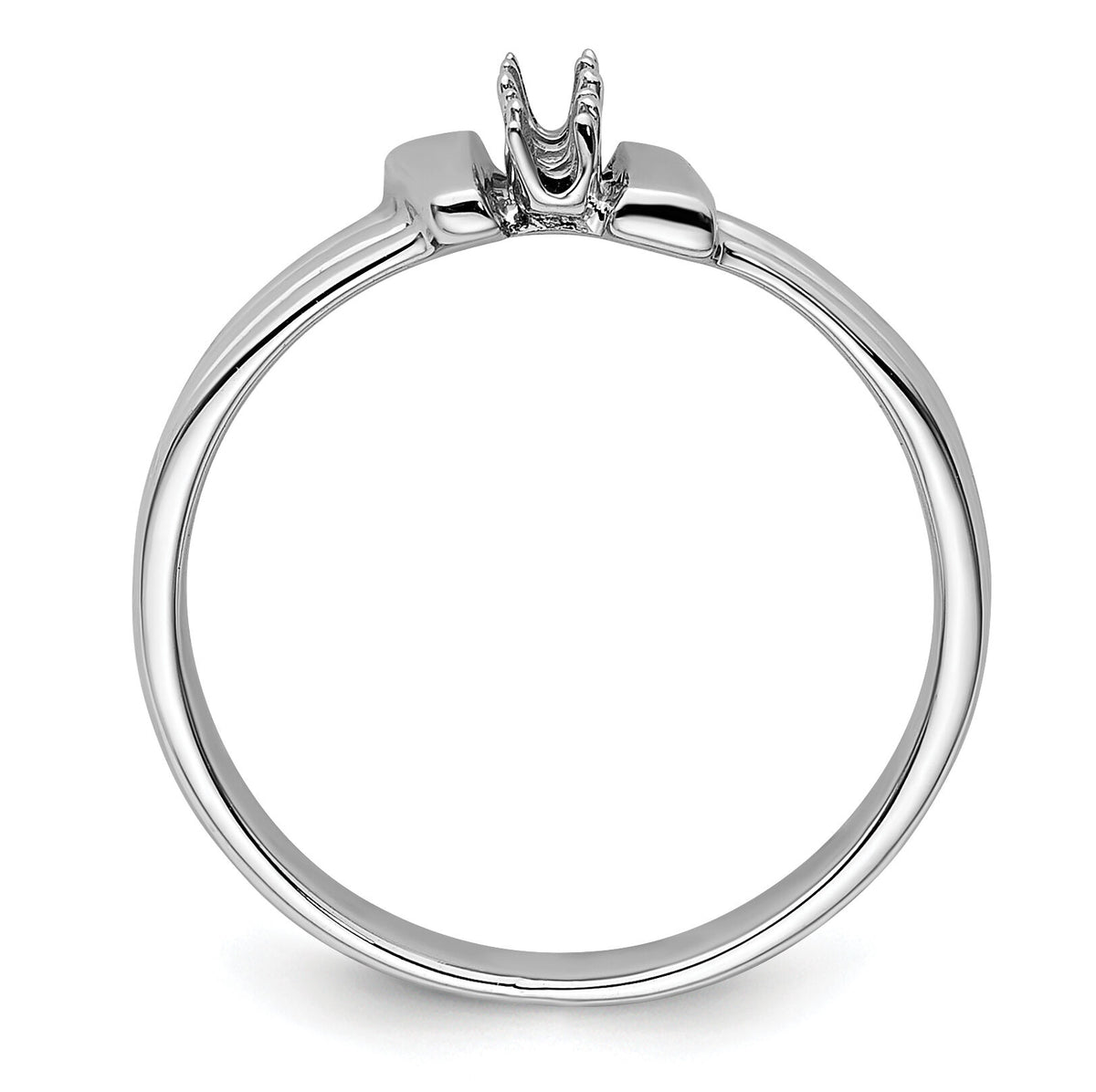 14k White Gold Ring Mounting-X9613