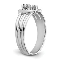 14k White Gold Ring Mounting-X9613