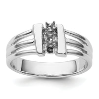 14k White Gold Ring Mounting-X9613