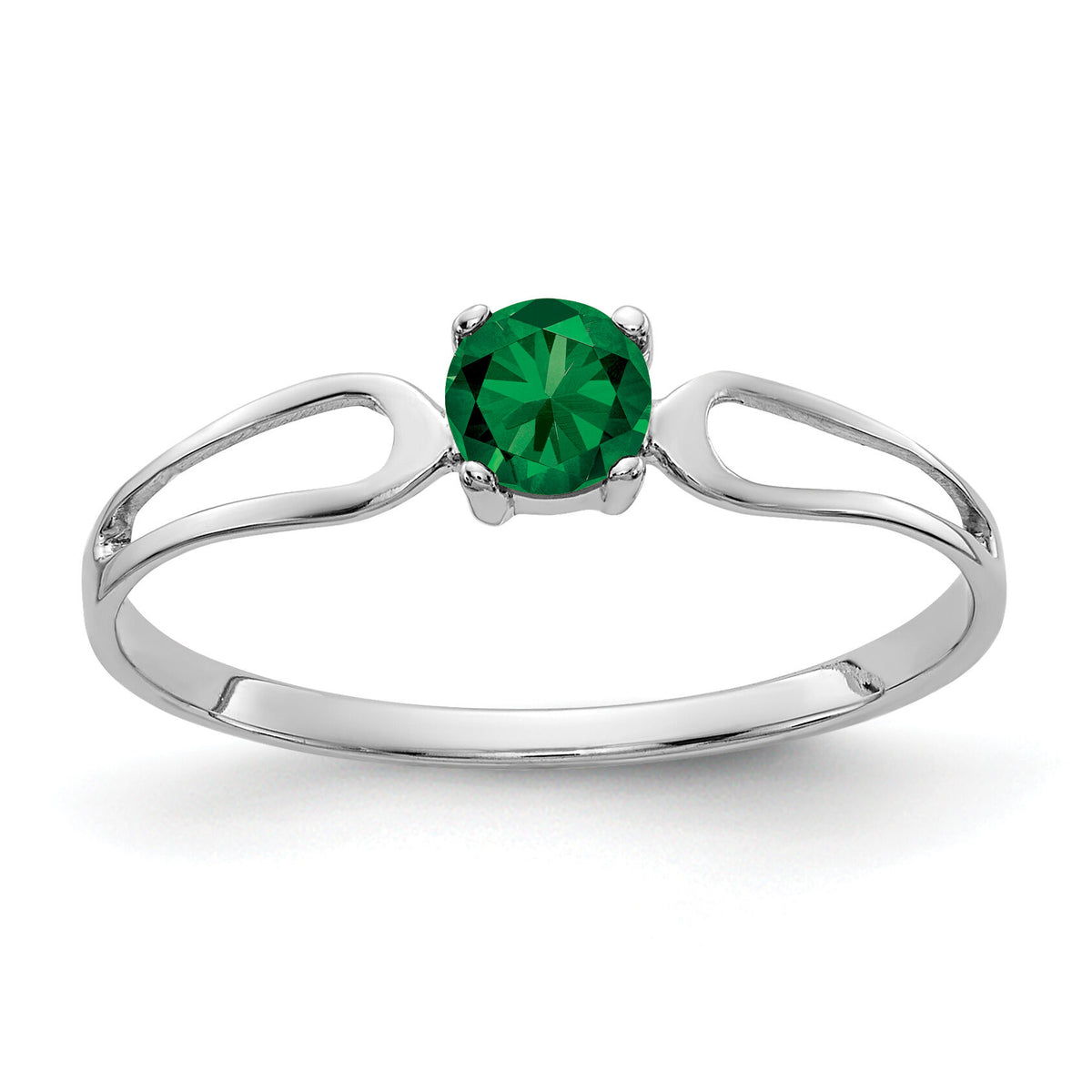 14k White Gold 4mm Mount St. Helens ring-X9673MS