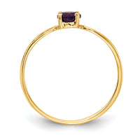 14k Amethyst ring-X9674AM