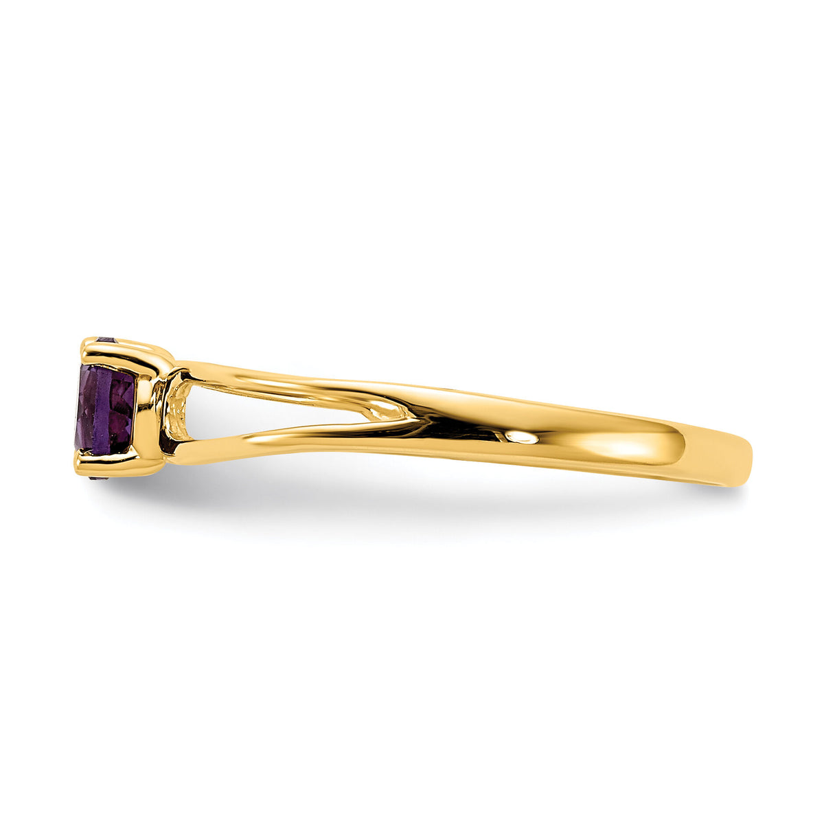 14k Amethyst ring-X9674AM