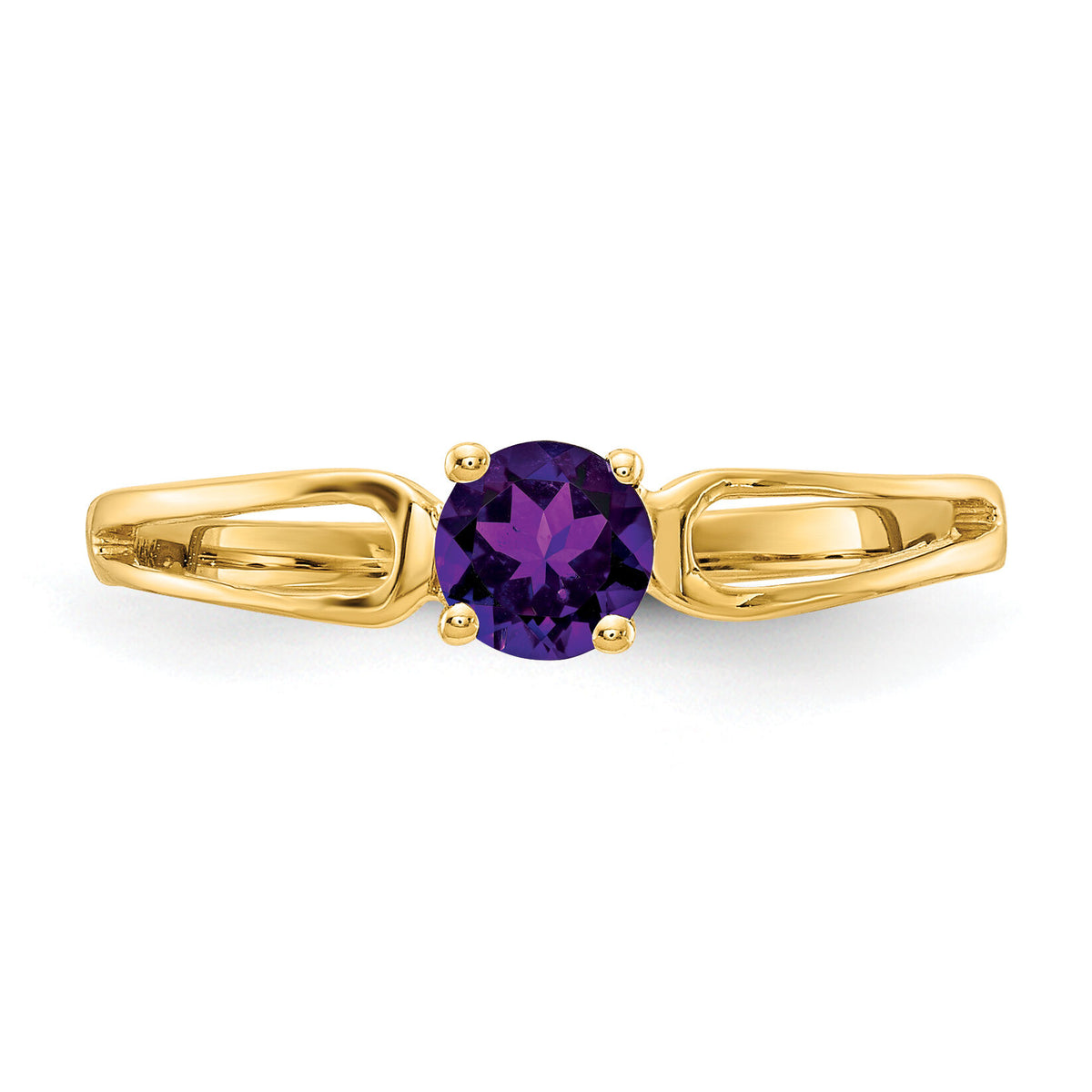 14k Amethyst ring-X9674AM
