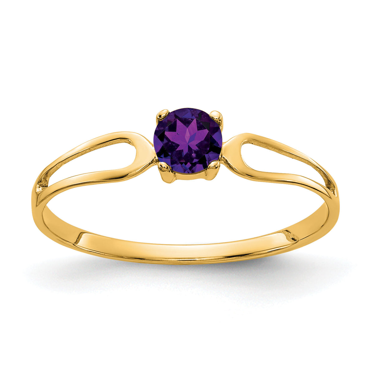 14k Amethyst ring-X9674AM