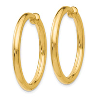 14k Non-Pierced Hoop Earrings-X98