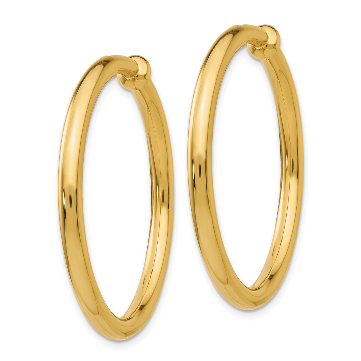 14k Non-Pierced Hoop Earrings-X99