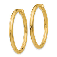 14k Non-Pierced Hoop Earrings-X99
