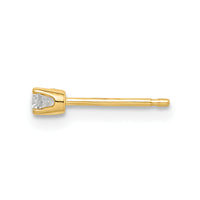 14k Single Stud Diamond Earring-XA1AA-S