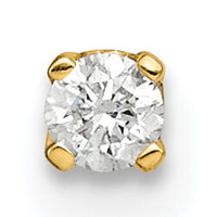 14k Single Stud Diamond Earring-XA1AA-S