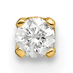 14k Single Stud Diamond Earring-XA1AA-S