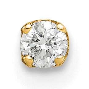 14k Single Stud Diamond Earring-XA2AA-S
