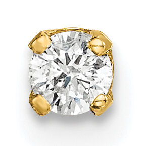 14k Single Stud Diamond Earring-XA3AA-S