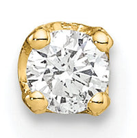 14k Single Stud Diamond Earring-XA4AA-S