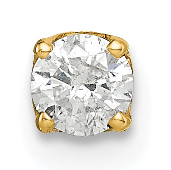 14k Single Stud Diamond Earring-XA6AA-S