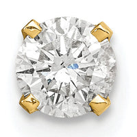14k Single Stud Diamond Earring-XA8AA-S