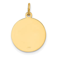 14k Our Lady of Perpetual Help Medal Charm-XAC210