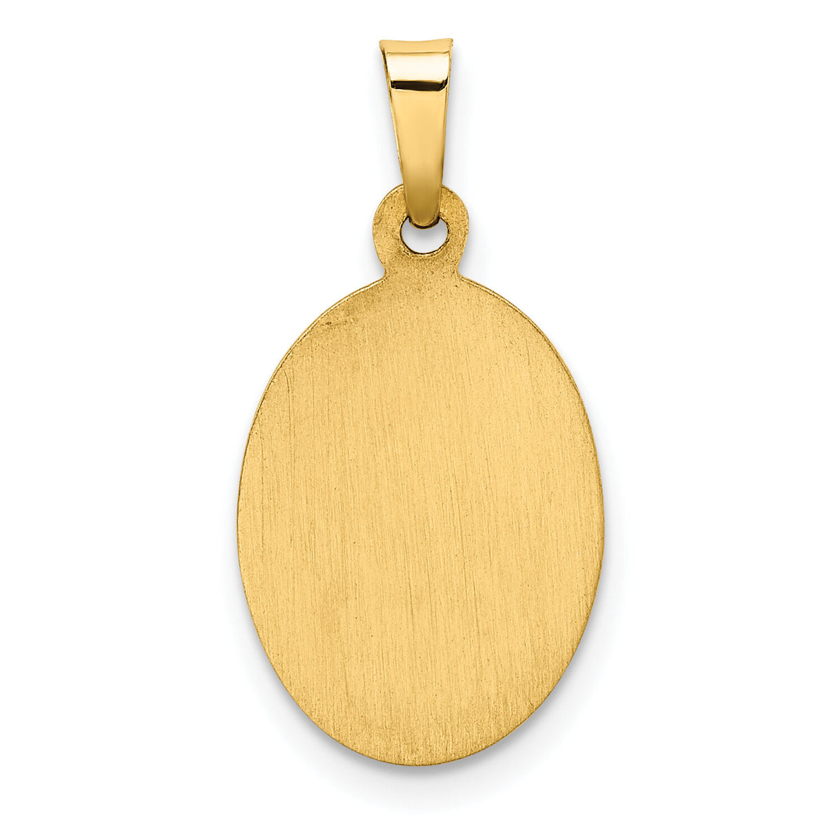 14k Hollow Our Lady Of Guadalupe Medal Charm-XAC215