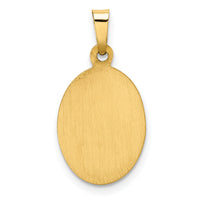 14k Hollow Our Lady Of Guadalupe Medal Charm-XAC215