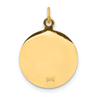 14k Sacred Heart of Jesus Medal Charm-XAC220