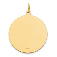 14k Sacred Heart of Jesus Medal Pendant-XAC221