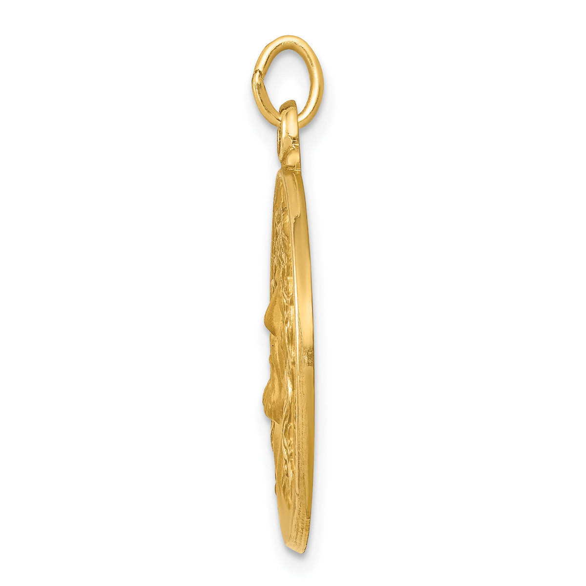 14k Jesus Medal Pendant-XAC222