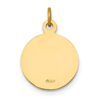 14k Saint Joseph Medal Charm-XAC223