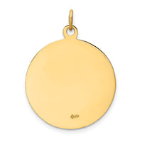 14k Saint Francis Medal Pendant-XAC226