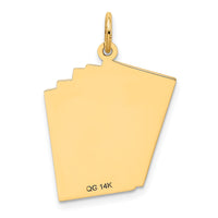 14k Enameled Royal Flush Playing Cards Charm-XAC334