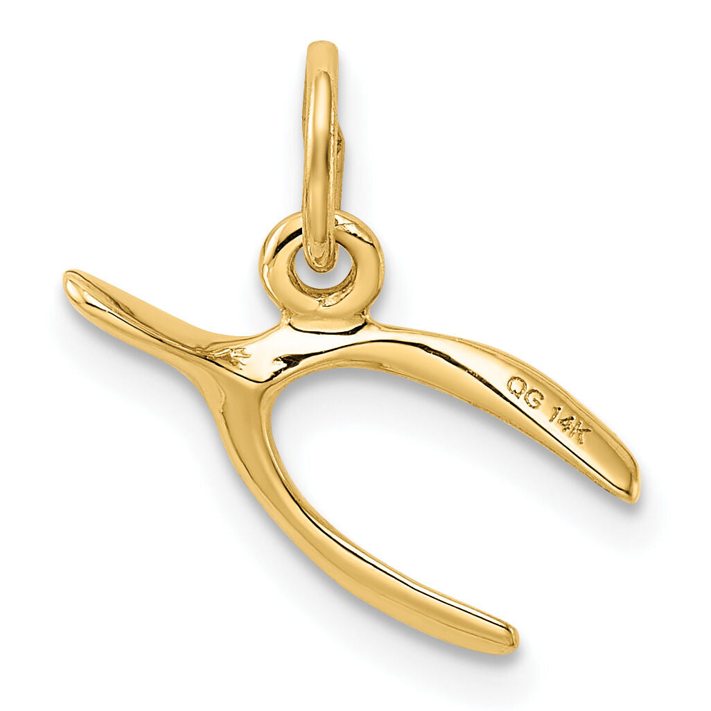 14k Wishbone Charm-XAC336