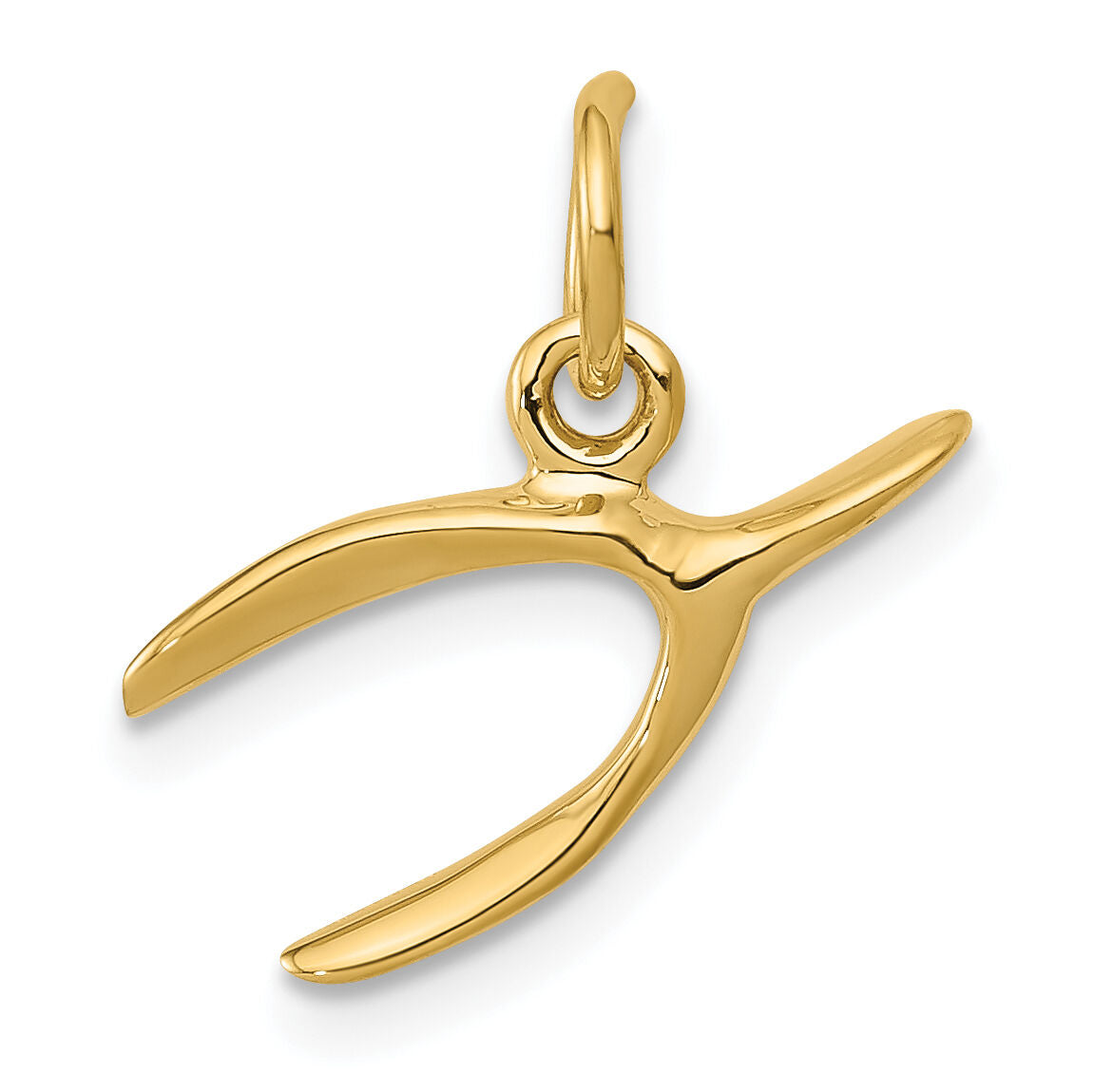 14k Wishbone Charm-XAC336